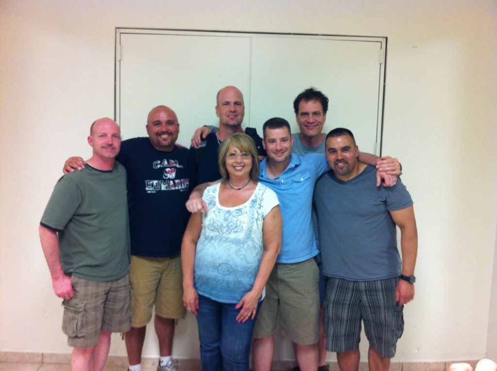 The Team (L-R): Jim Weaver, Chris Herman, Fran Maes, Tee Welton, Jim Westfall, Me, and "Chuck" Carlos Sandoval