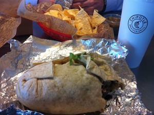 Finally. A Chipotle Burrito.