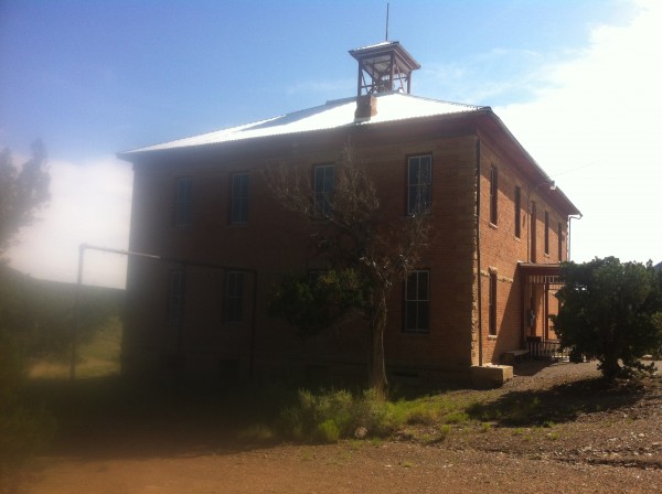 The schoolhouse.