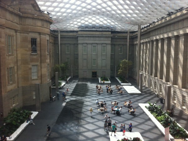 The Enclosed Courtyard of the SAAM.