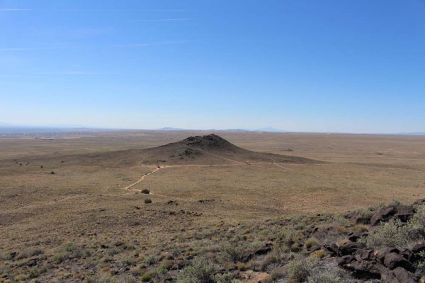 JA Volcano, looking south from the top of Black Volcano.