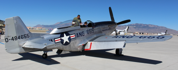 P-51 getting ready to go up.