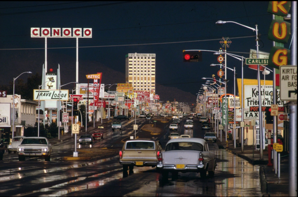 "Route 66" by Ernst Haas, 1969.