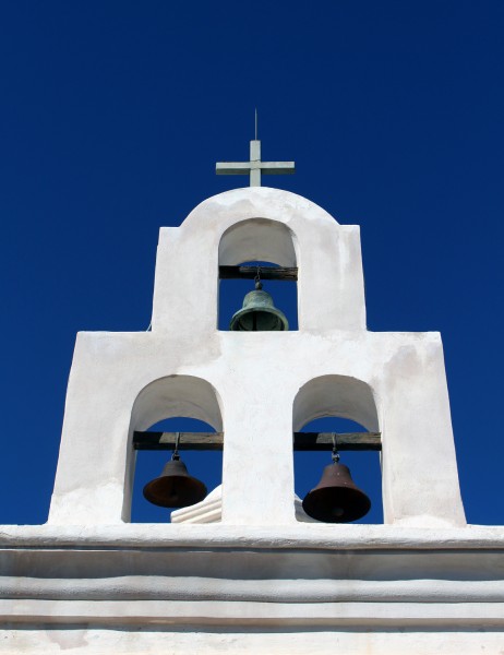 Bell tower, San Xavier del Bac Mission.