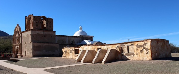 Chapel and priests' quarters, San Juan Mission, Tumacácori National Historical Park.