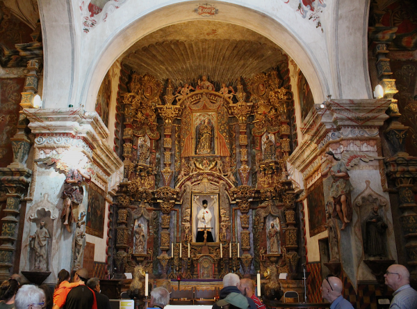 Apse detail. San Xavier Mission.