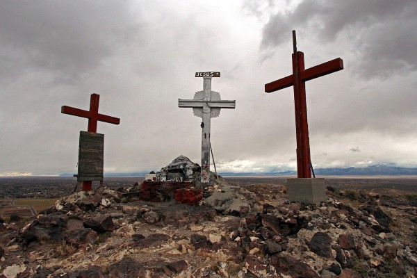 The three crosses on Tomé Hill.