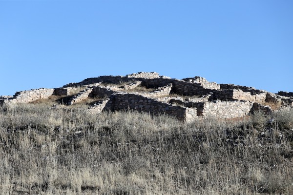 A mound of room remnants.