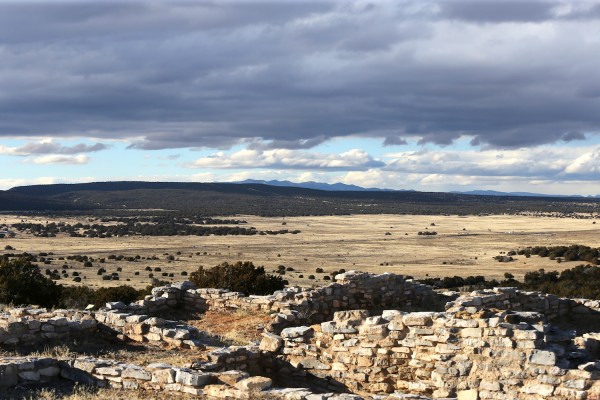 Valley view from the pueblo.